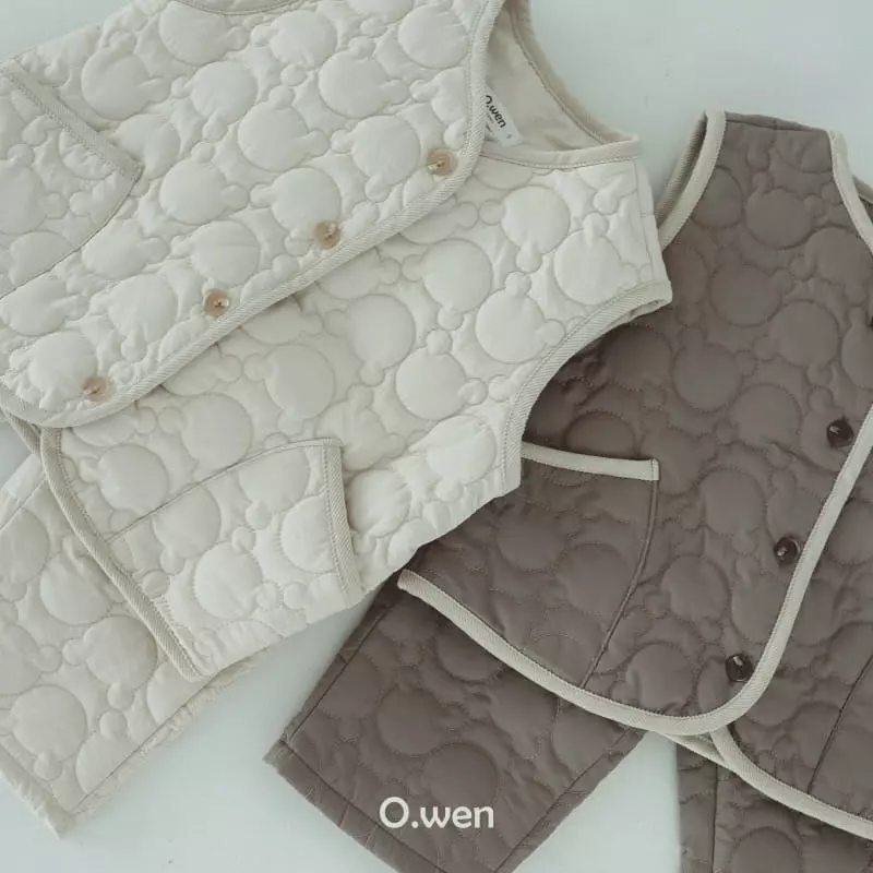 O Wen - Korean Children Fashion - #kidsstore - Teddy Quilting Pants - 10