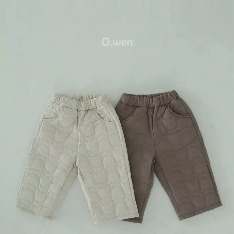 O Wen - Korean Children Fashion - #kidzfashiontrend - Teddy Quilting Pants - 11