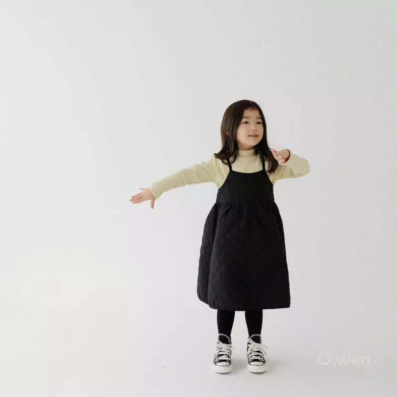 O Wen - Korean Children Fashion - #littlefashionista - Embroidery Quilting One-piece - 8