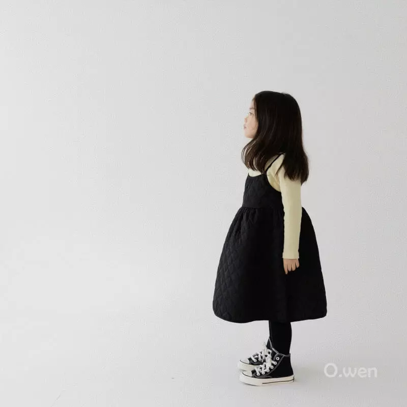 O Wen - Korean Children Fashion - #magicofchildhood - Embroidery Quilting One-piece - 9