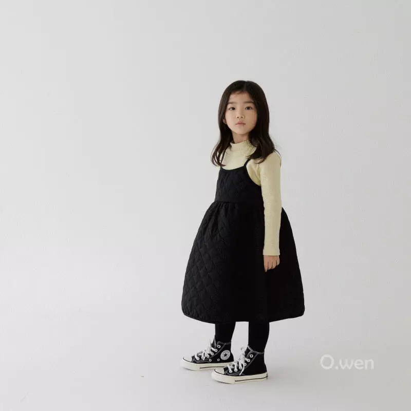 O Wen - Korean Children Fashion - #minifashionista - Embroidery Quilting One-piece - 10