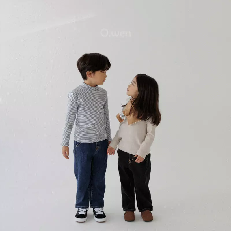 O Wen - Korean Children Fashion - #prettylittlegirls - Straight Jeans