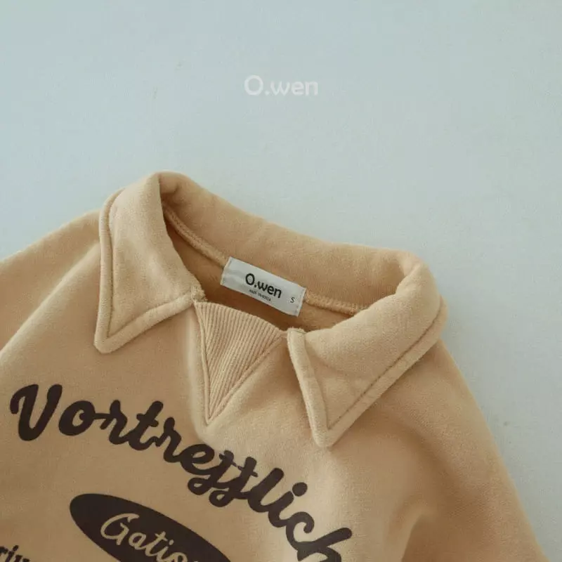 O Wen - Korean Children Fashion - #toddlerclothing - Collar Fleece Sweatshirt - 4