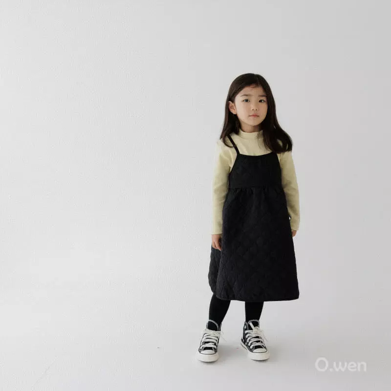O Wen - Korean Children Fashion - #todddlerfashion - Embroidery Quilting One-piece - 12