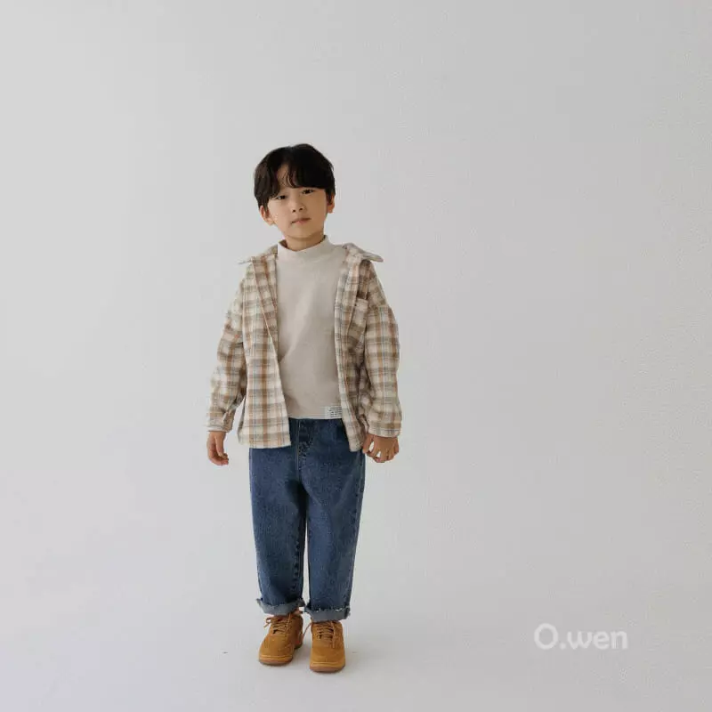 O Wen - Korean Children Fashion - #todddlerfashion - Basic Turtleneck Tee - 3