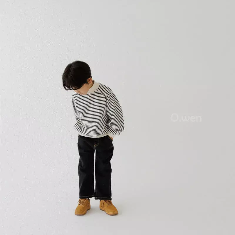O Wen - Korean Children Fashion - #toddlerclothing - Stripes Turtleneck Sweatshirt - 5