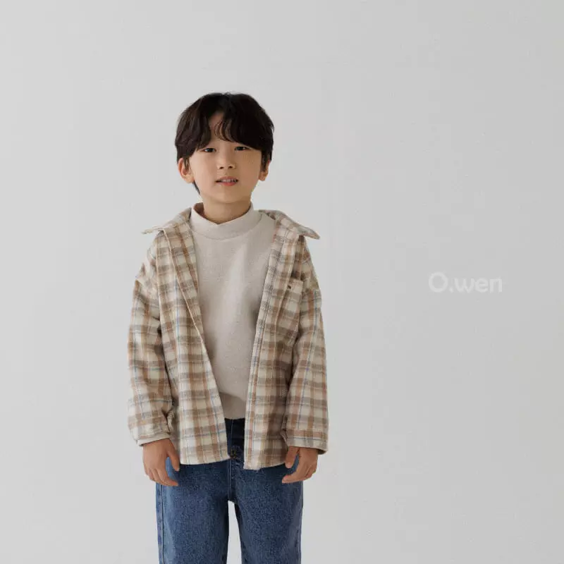 O Wen - Korean Children Fashion - #todddlerfashion - Basic Turtleneck Tee - 4