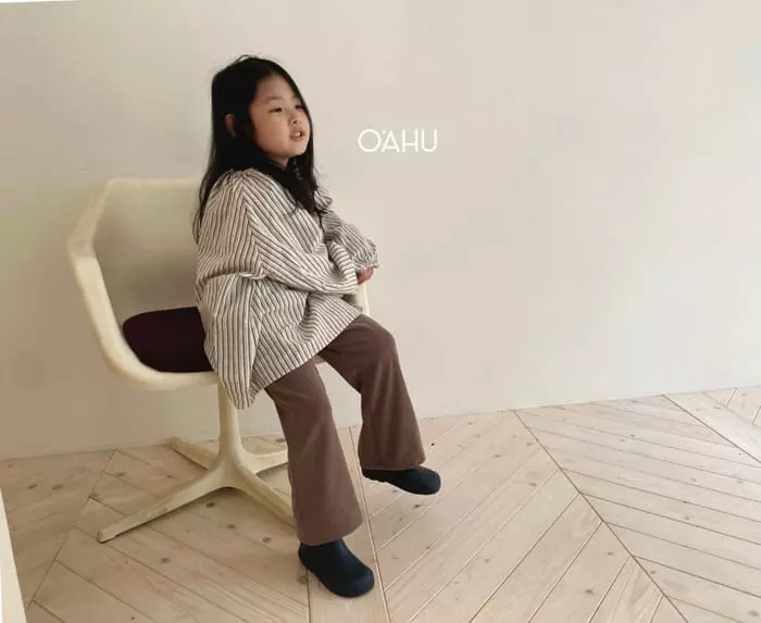 O'ahu - Korean Children Fashion - #Kfashion4kids - Toast Rib Pants - 8