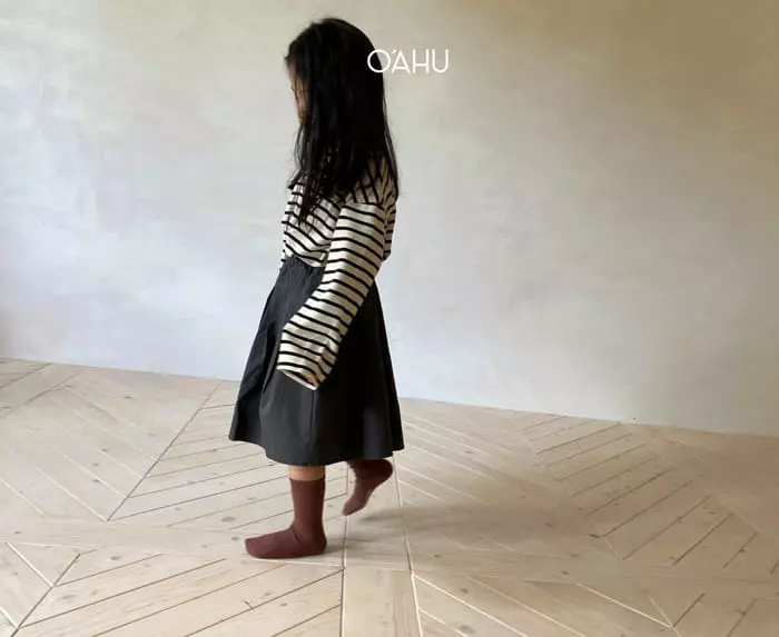 O'ahu - Korean Children Fashion - #Kfashion4kids - Egg Stripes Tee - 5