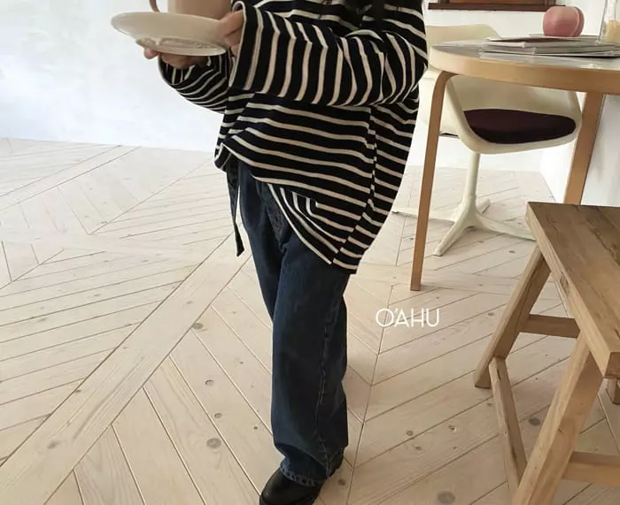 O'ahu - Korean Children Fashion - #childofig - Egg Stripes Tee - 10