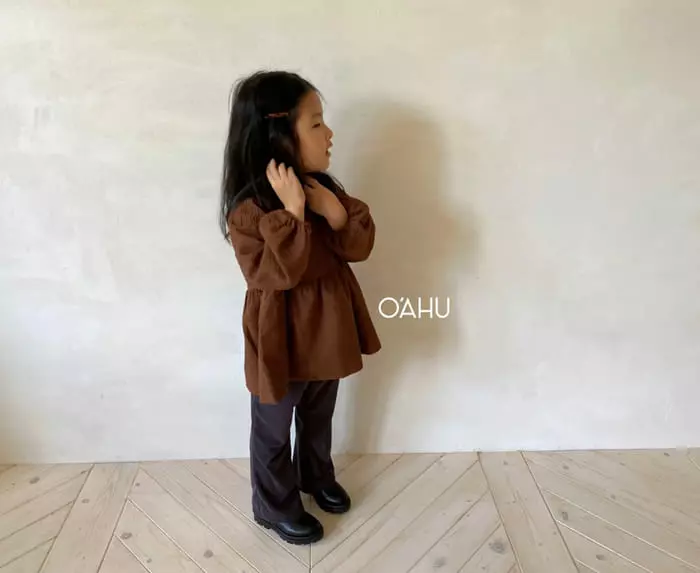 O'ahu - Korean Children Fashion - #fashionkids - Muffin Bloues - 2