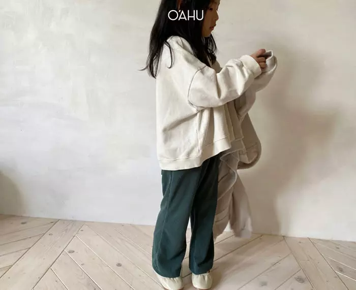 O'ahu - Korean Children Fashion - #kidsstore - Toast Rib Pants - 6