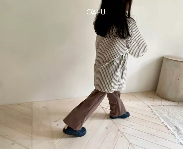 O'ahu - Korean Children Fashion - #kidzfashiontrend - Toast Rib Pants - 7