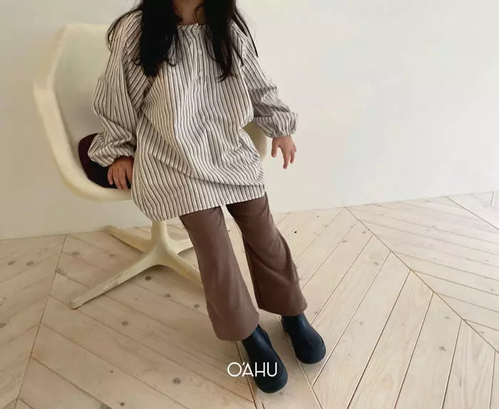O'ahu - Korean Children Fashion - #littlefashionista - Toast Rib Pants - 9