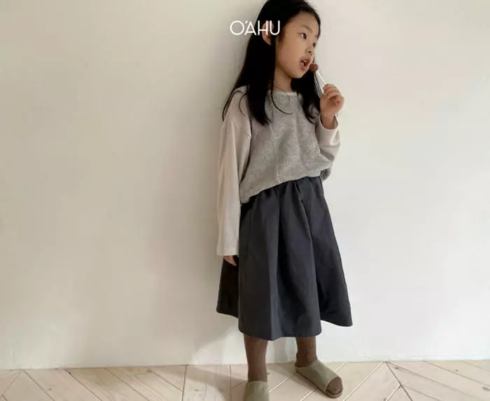 O'ahu - Korean Children Fashion - #littlefashionista - Brunch Skirt - 8