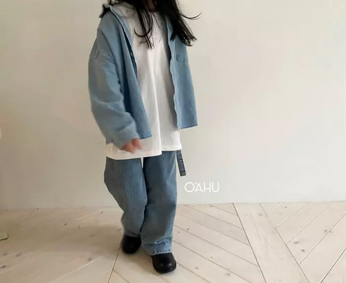 O'ahu - Korean Children Fashion - #magicofchildhood - Frecle Denim Shirt - 11