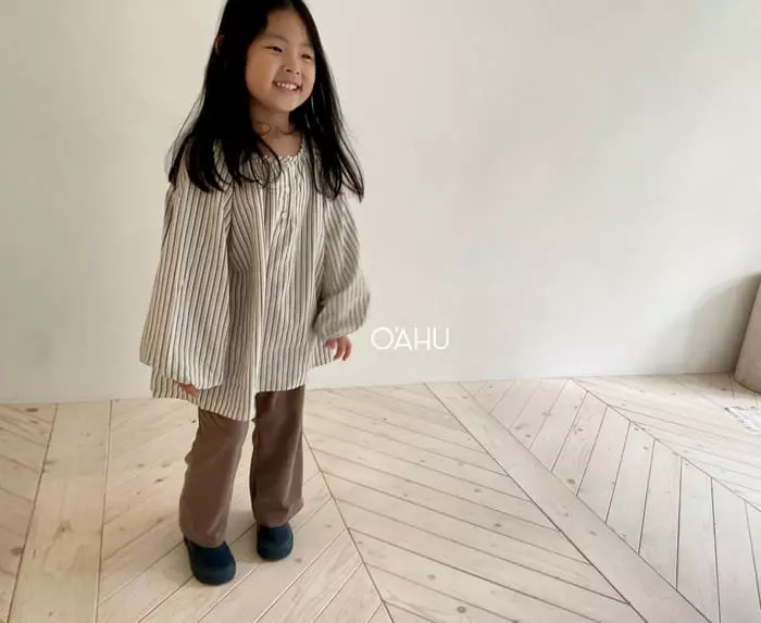 O'ahu - Korean Children Fashion - #minifashionista - Toast Rib Pants - 11