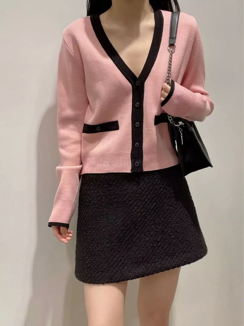 Odor - Korean Women Fashion - #momslook - Sha Color Cardigan - 3