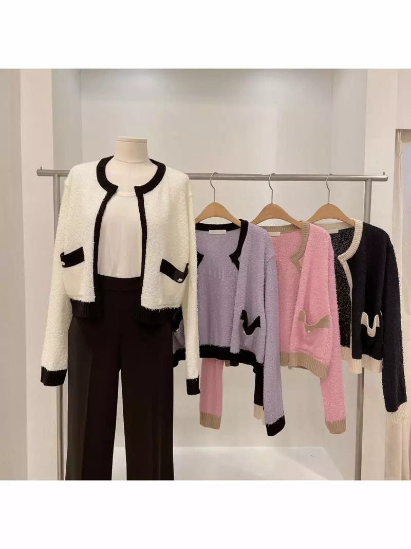 Odor - Korean Women Fashion - #momslook - Bookle Sha Color Cardigan - 5