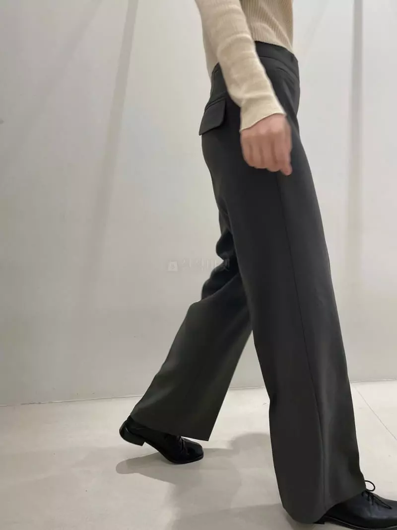 Odor - Korean Women Fashion - #momslook - Basic Pants - 2