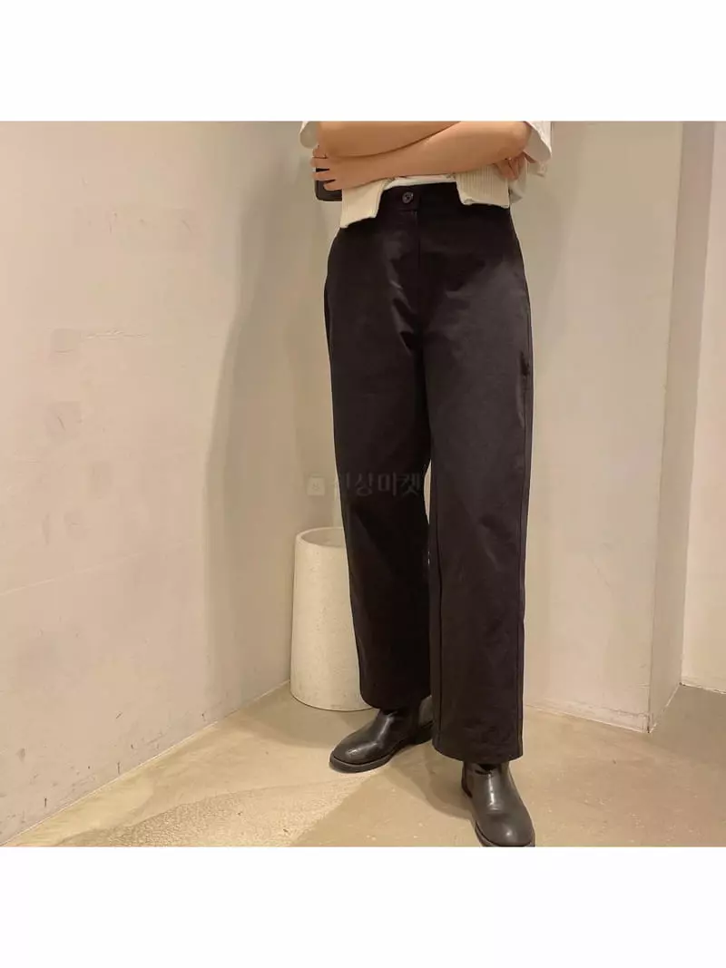 Odor - Korean Women Fashion - #momslook - Vanila Banding Pants - 2