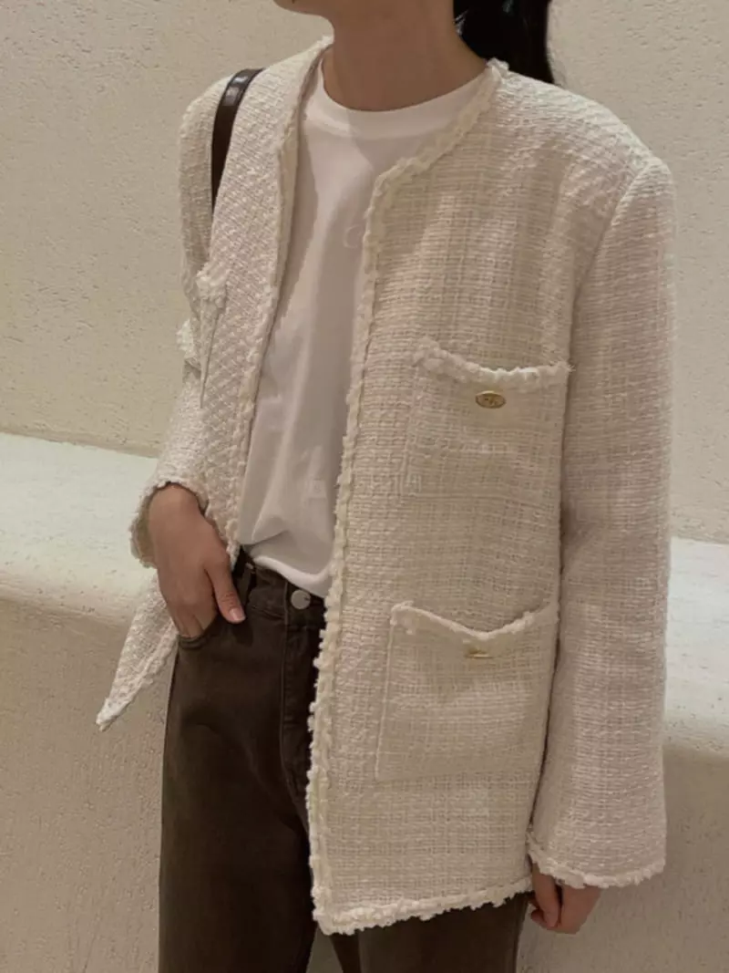 Odor - Korean Women Fashion - #momslook - Miu Twid Jacket - 2