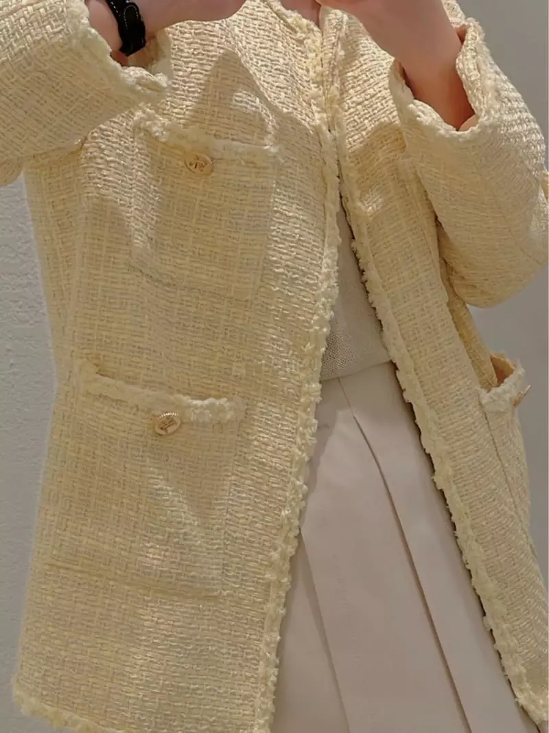 Odor - Korean Women Fashion - #womensfashion - Miu Twid Jacket - 4