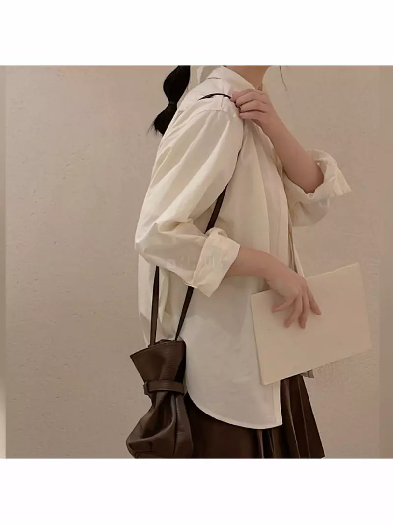 Odor - Korean Women Fashion - #womensfashion - Mud Shirt - 4