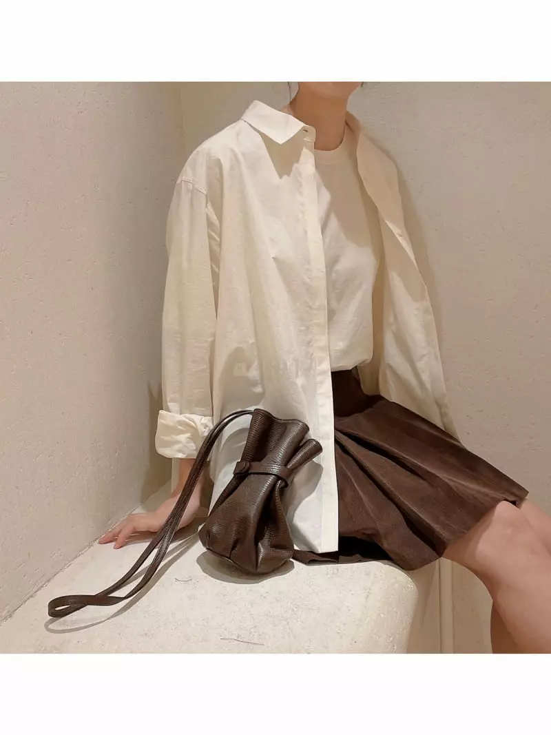 Odor - Korean Women Fashion - #momslook - Mud Shirt - 6