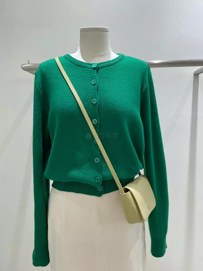Odor - Korean Women Fashion - #momslook - Red Bean Cash Cardigan - 11