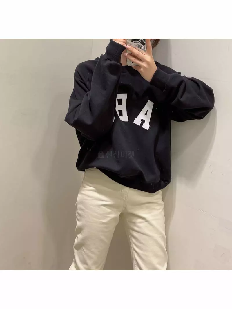 Odor - Korean Women Fashion - #momslook - ABC Sweatshirt - 7