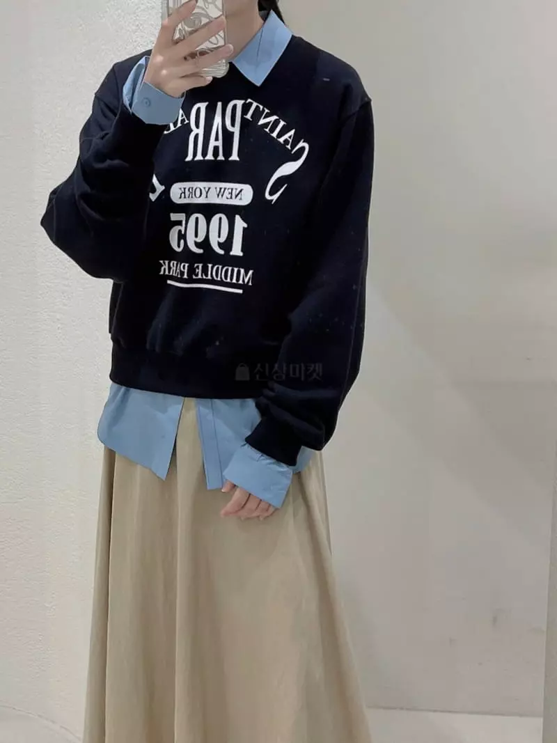 Odor - Korean Women Fashion - #momslook - Paradise Sweatshirt - 3