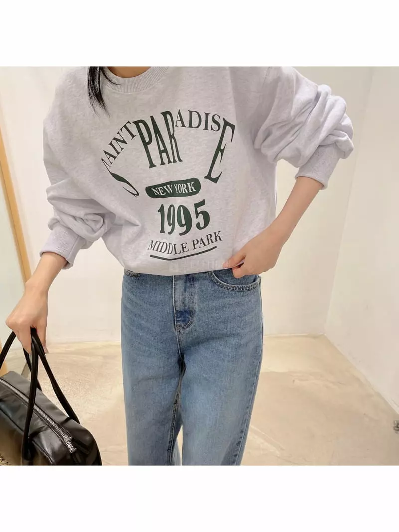 Odor - Korean Women Fashion - #momslook - Paradise Sweatshirt - 5