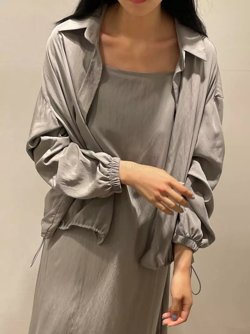 Odor - Korean Women Fashion - #restrostyle - Toffee Nut Blouse - 7