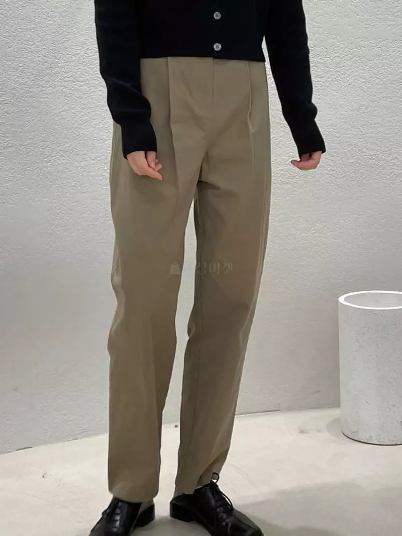 Odor - Korean Women Fashion - #thatsdarling - Gurca Buckle Pants - 2
