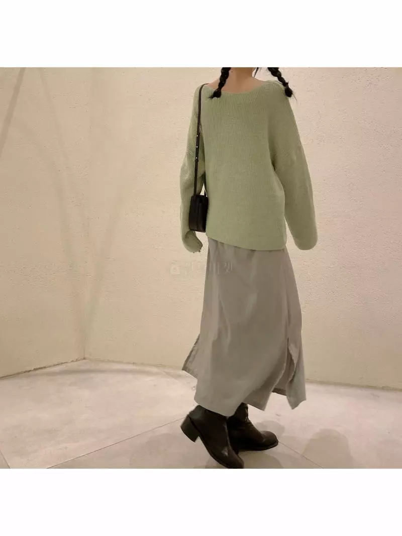 Odor - Korean Women Fashion - #thelittlethings - Cash Hazzi Knit Tee - 5