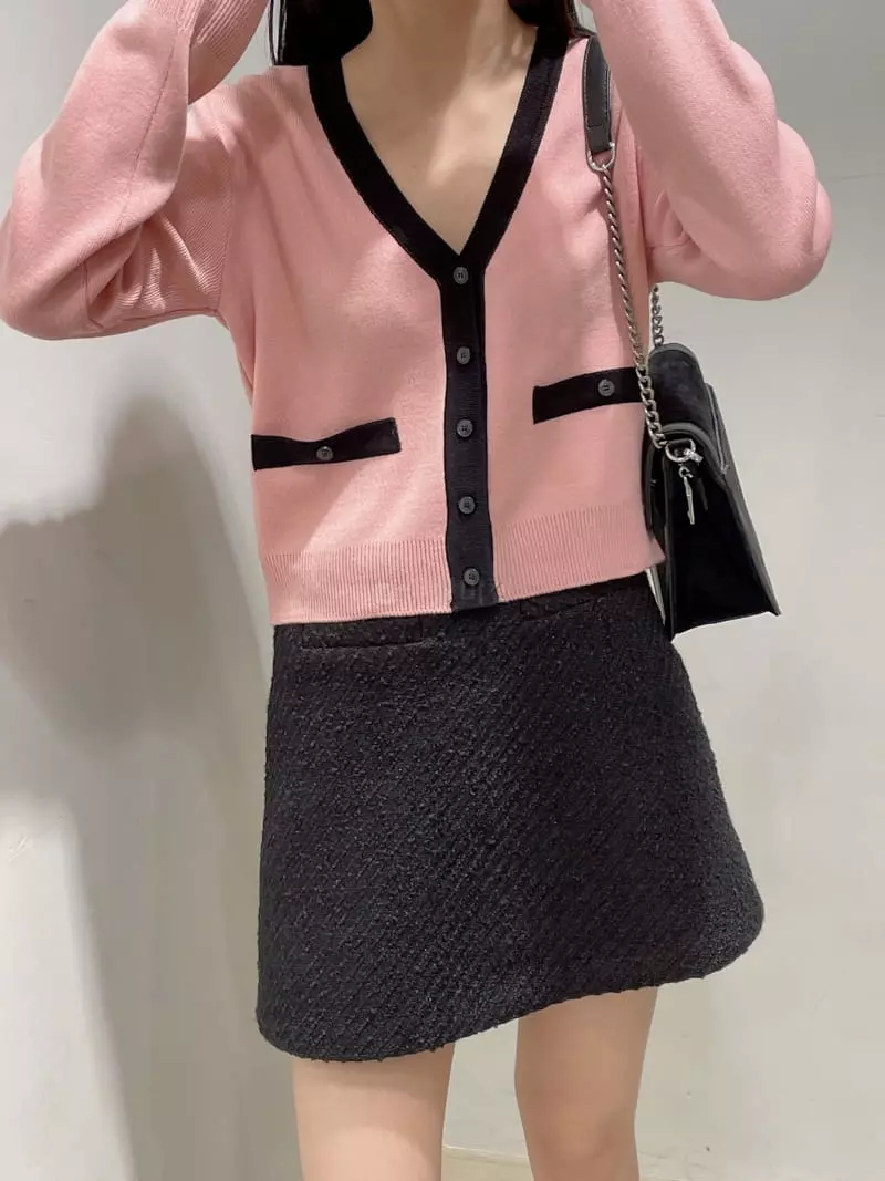 Odor - Korean Women Fashion - #momslook - Sha Color Cardigan - 4
