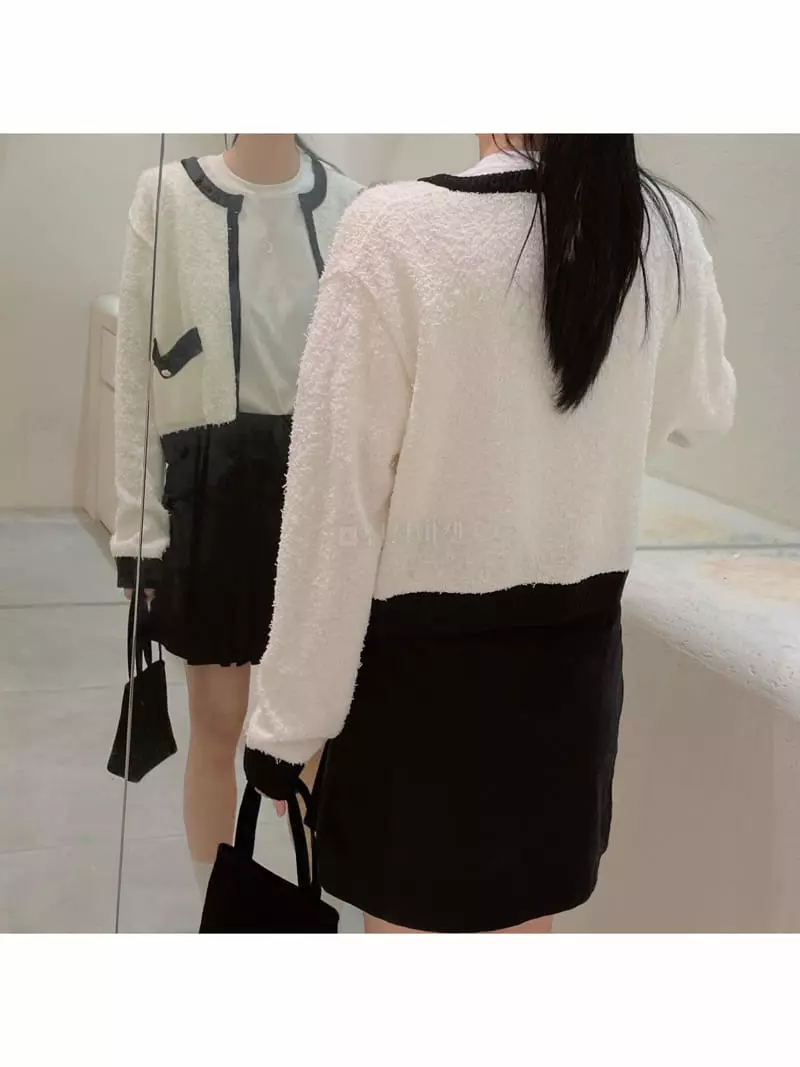 Odor - Korean Women Fashion - #womensfashion - Bookle Sha Color Cardigan - 2