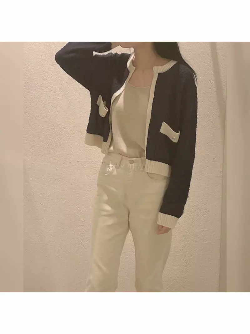 Odor - Korean Women Fashion - #womensfashion - Bookle Sha Color Cardigan - 8