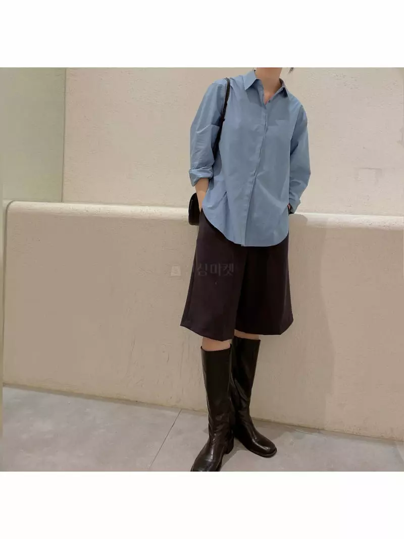 Odor - Korean Women Fashion - #womensfashion - Mud Shirt