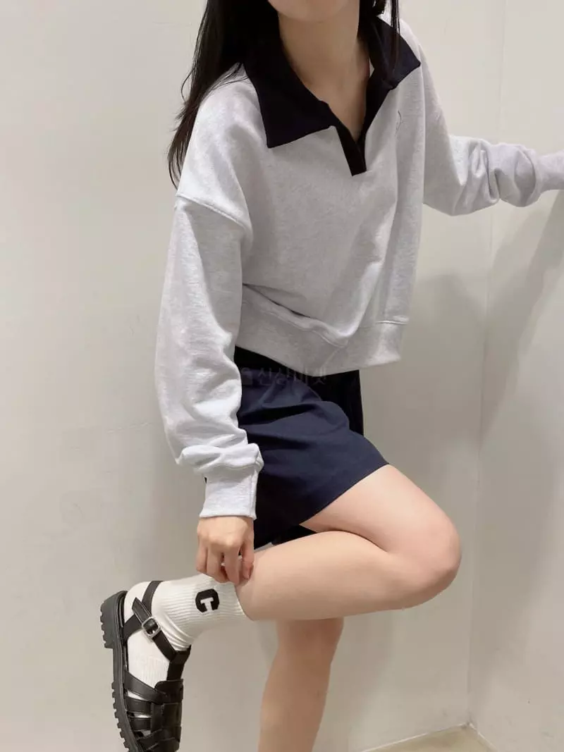 Odor - Korean Women Fashion - #womensfashion - Royal Embroidery Sweatshirt - 3