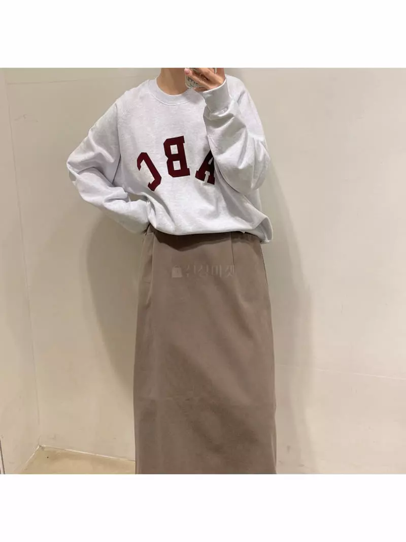 Odor - Korean Women Fashion - #womensfashion - ABC Sweatshirt - 6