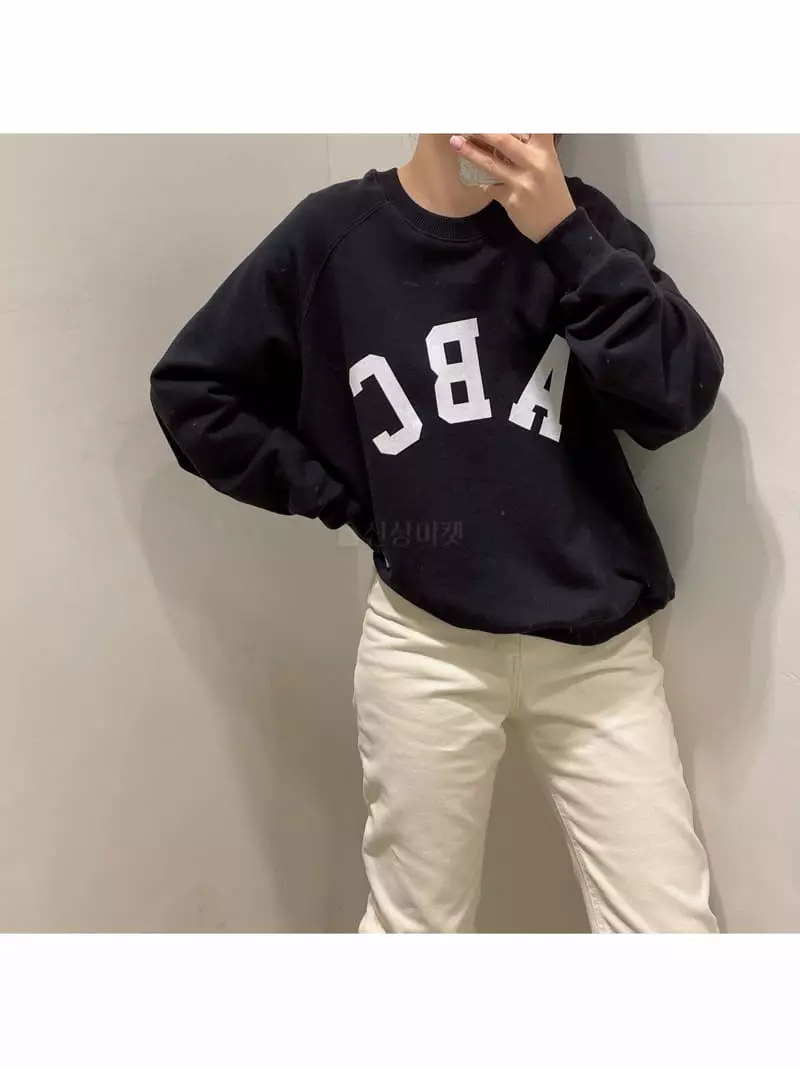 Odor - Korean Women Fashion - #womensfashion - ABC Sweatshirt - 8
