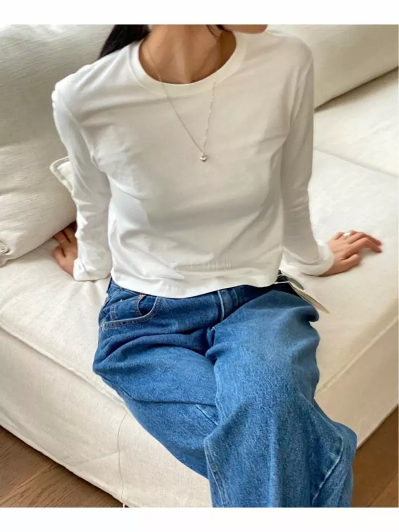 Of Course - Korean Women Fashion - #momslook - Pound Tee - 10