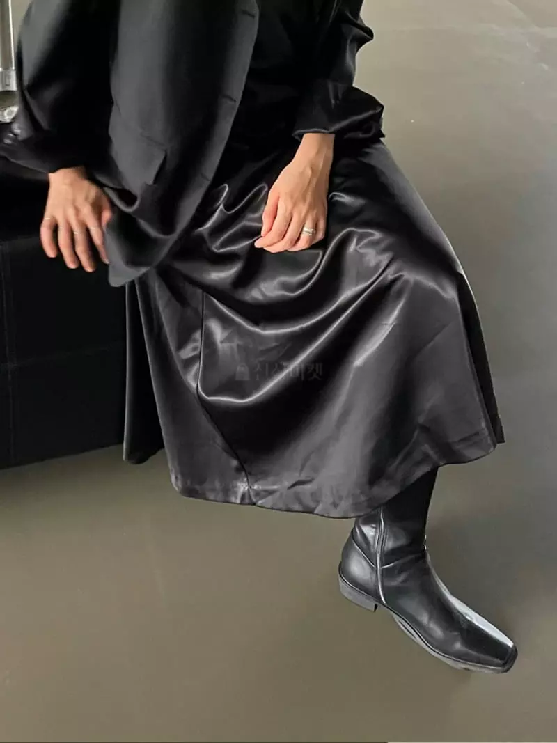Of Course - Korean Women Fashion - #momslook - Satin Long One-piece - 6