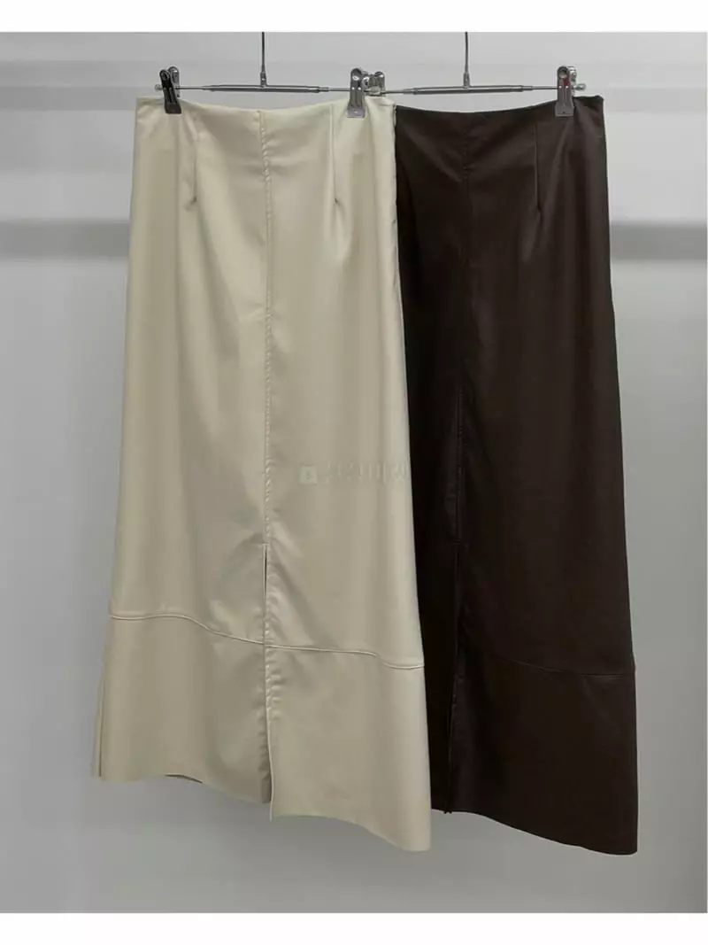 Of Course - Korean Women Fashion - #momslook - Leather Skirt - 7