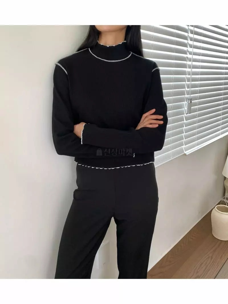 Of Course - Korean Women Fashion - #momslook - Bu Loe Tee - 10