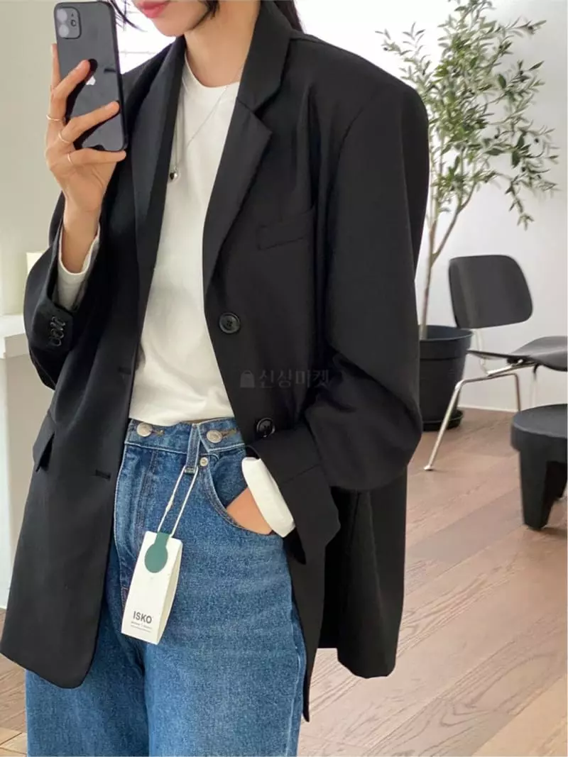 Of Course - Korean Women Fashion - #momslook - Mos Wool Jacket - 2