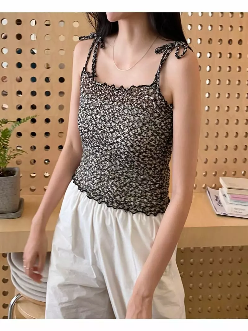 Of Course - Korean Women Fashion - #momslook - Ribbon Flow Top - 3