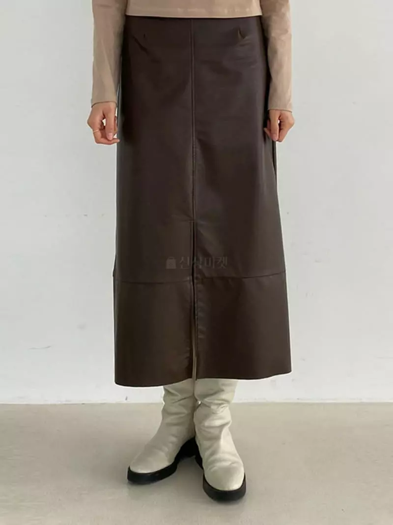 Of Course - Korean Women Fashion - #womensfashion - Leather Skirt - 2
